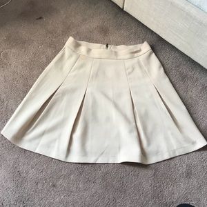 Pleated mini skirt